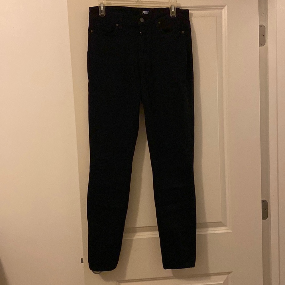 Paige black denim Hoxton Ultra Skinny